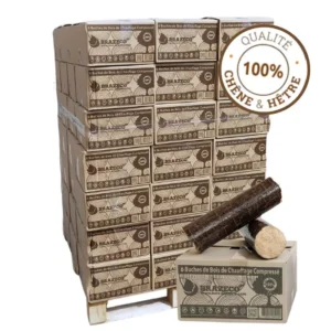 PREMIUM VERDICHT HOUT - 80 DOZEN MET 6 HOUTBLOKKEN - PALLET